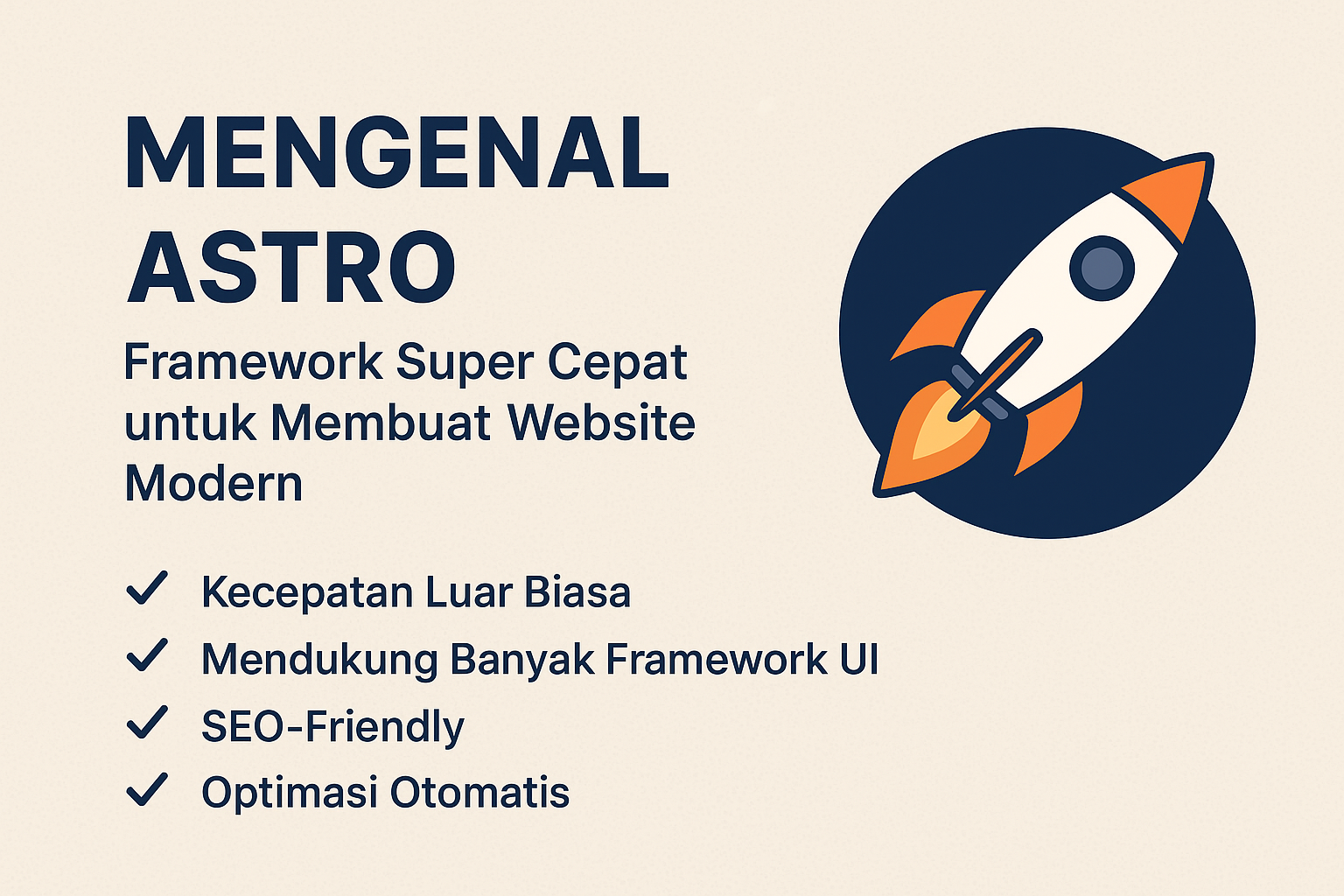 Mengenal Astro: Framework Super Cepat untuk Membuat Website Modern