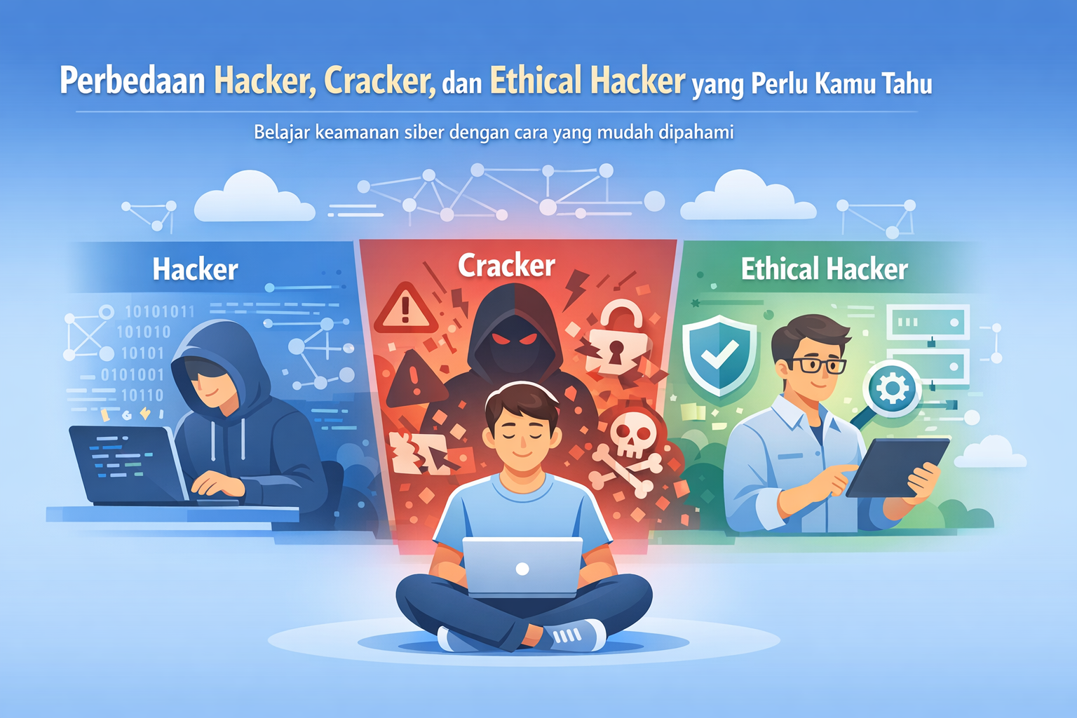 Apa Bedanya Hacker, Cracker, dan Ethical Hacker?
